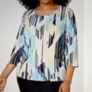 JM collection plus printed tunic